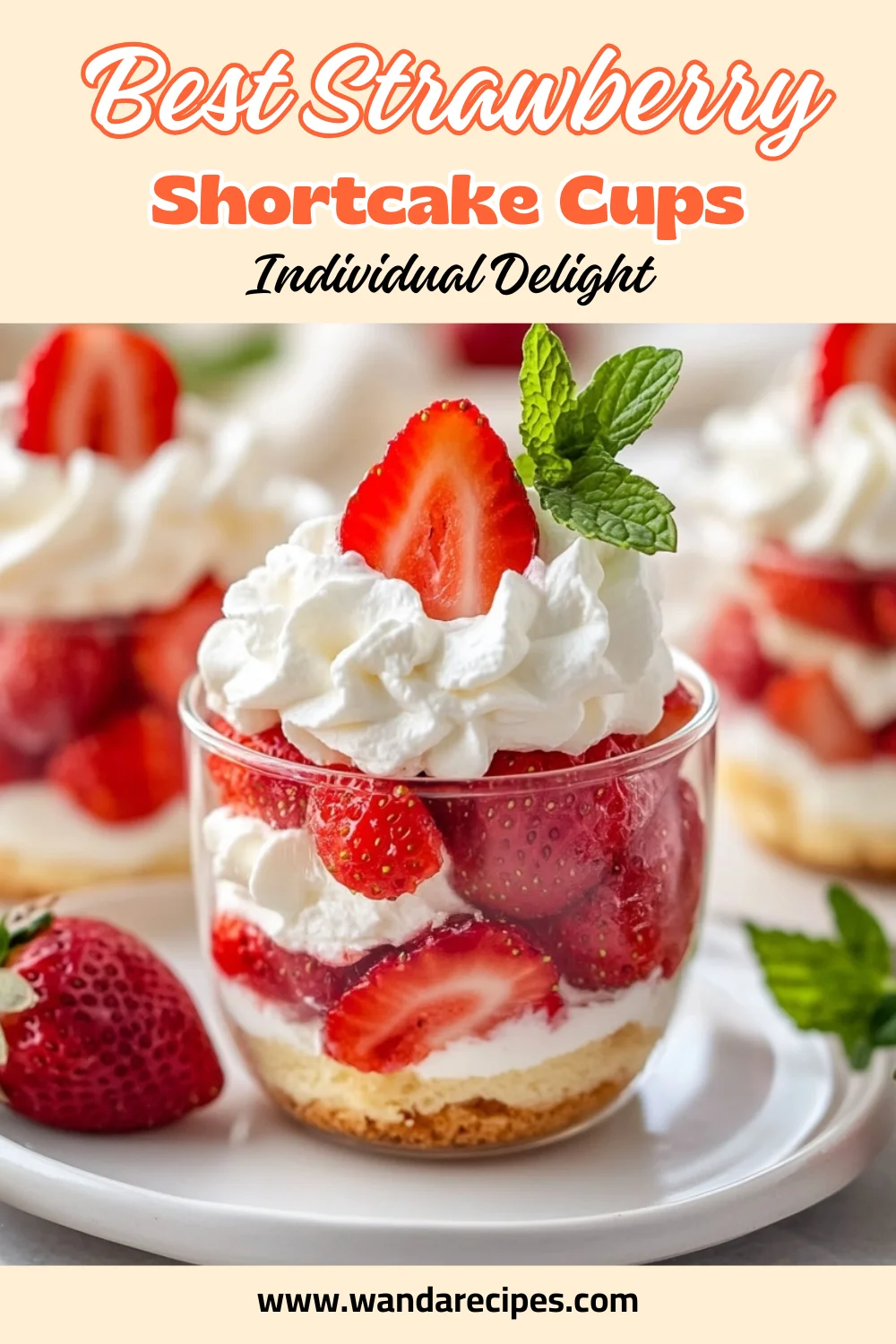Strawberry Shortcake Cups